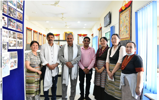Read more about the article Short Visit of Dr. Surender Sharma, Dr. Ashish Arora, and Mr. Kuldeep Singh Thakur to Men-Tsee-Khang on 29th and 30th April 2022